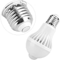 Miniatyrbilde 5 av 5: E27 Smart Deteksjon PIR Infrarød Bevegelsessensor LED Pære 5W