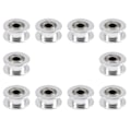 Miniatyrbilde 1 av 5: GT2 20-tannet remskive med 5 mm hull for 3D-printer 6 mm reimbredde (pakke med 10 stk.)