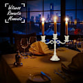 Miniatyrbillede 4 af 5: Candelabra Lysestage Legering Lysestage 2422cm 3 Arme, Sølv Tekstur, Klassisk Stil, Hjemmeindretning, Stearinlys Middag, Jul Bryllup Indretning og