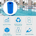 Miniatyrbillede 3 af 5: 4 stk. Skum Swimmingpool Filter, Filter Svampe, Patron Svampefilter, Udskiftning af Skum Svampe til Swimmingpool Filter, Genanvendelig Swimmingpool