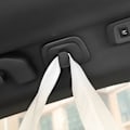 Pikkukuva 4 / 5: 4x Auton musta ABS-sisäkattokoukut Vaateripustin Koukkulista V90 S90 XC40 XC60 2015-2020