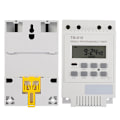 Miniatyrbilde 3 av 5: 12V Digital Elektrisk Varig Programmerbar Smart Kontrollbryter Timer (Hvit)
