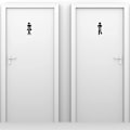 Pikkukuva 3 / 5: Hauskat WC-oven seinäkoristekuvat, irrotettavat oven lisävarusteet, DIY, vinyylitarra, WC