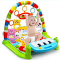 Miniatyrbild 3 av 4: Baby Lekmatta, Krypfilt med Lekbåge och Fotpiano, Baby Lekfilt, Baby Säng, Musikaktivitetsgym