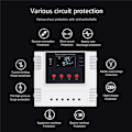 Miniatyrbillede 5 af 5: 20A Solcelle Laderegulator App Realtidsdataovervågning Intelligent LED-display 12V/24V/48V