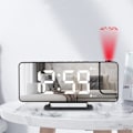 Miniatyrbild 2 av 5: Digital Projektionsväckarklocka för skrivbord, Elektronisk Digital Termometer Kant Hushåll