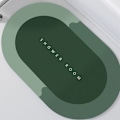 Pikkukuva 4 / 4: Super Imuva Bath Matto, Kuivaava Lattia, Liukumaton, Yksinkertainen ja Moderni (Vaaleanpunainen)