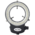 Miniatyrbillede 1 af 5: Mikroskoplys - Justerbar Ring 144 Lampe Perler LED Lyskilde Industrielt Mikroskop Ring Illuminator - EU Stik