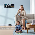 Miniatyrbild 4 av 5: 13 Tums Stor LED-Skärm Digital Väggklocka Bord Fjärrkontroll Väckarklocka Datum Vecka Timer Automatisk Dimmer Klocka-B