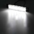 Miniatyrbild 5 av 5: 10 st 3,8\" 6 LED-sidomarkering 12V LED-positionsljus för släpvagn, positionsljus bärnsten, bakre sidomarkeringsljus, lastbilshytt positionsljus, husbil