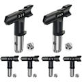 Miniatyrbilde 1 av 5: 6 Spray Tips for Airless Paint Sprayer, Reversible Spray Tips for Airless Paint Sprayer