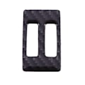 Miniatyrbild 1 av 5: Kolfibers inre luftutlopps knappkåpa trim för Audi A4 B8 A5 Q5 2009-16