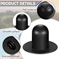 Miniatyrbillede 2 af 5: Stykker I Jord Swimming Pool Filter Pumpe Si Strainer Hul Prop Solid Farve Sommer Swimming Pool Tilbehør PVC Pool Pumpe Prop Pool Aftapningsprop (Sort