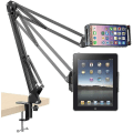 Miniatyrbilde 1 av 5: Overhead Video Mount Telefonholder Artikulerende Arm Telefonholder Bordstativ Saksebomarm Artikulerende Telefonholder Tablet Telefonholder for Strea