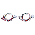 Miniatyrbilde 1 av 5: 2X 3 LED-lys med DB25 Boot Bench-kabel for SM2 PRO+ J2534 VCI Les Skriv ECU BATT VCC KLINE CAN-L
