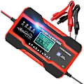 Miniatyrbillede 1 af 5: 10 Amp Bilbatterioplader, Intelligent Fuldautomatisk 12V og 24V, Hold, EU-stik
