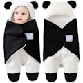 Miniatyrbillede 1 af 5: Baby Hætte Swaddle Tæppe Fleece Sovepose