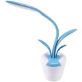 Miniatyrbilde 4 av 5: USB LED-leselampe, bordlampe, øyepleielampe, skrivebordslampe, tre lysstyrkenivåer, fleksibel armlampe for soverom, arbeid, blå