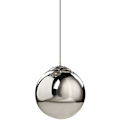 Miniatyrbillede 1 af 5: Moderne Pendellamper Sølv Kugle Hangelampe Glas LED Lampe Køkken Soveværelse Ophængslampe Armatur (20Cm)