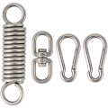Miniatyrbilde 3 av 5: Lchg-ui Fjærkroker Tilbehør for Utendørstelt Hengekøye Sving, Suspensjonsspenner Liten Spennfjær, Krokforsyninger, Høy Kvalitet Fjær