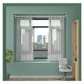 Miniatyrbillede 5 af 5: Bruseforhængsstang, uden boring Teleskopisk Tøjstang, Gardinstang til Soveværelse, Badeværelse, Brusebad, Tøjtørrestativ, 50CM - RWShower Curtain Rod