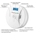 Miniatyrbillede 2 af 5: Kulmonoxidalarm med LCD-display CO-detektor Høj 85 dB alarm Kulmonoxiddetektor med kulmonoxidsensor Batteridrevet