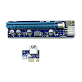 Miniatyrbillede 4 af 5: PCIE1X til 16X Expander Booster Circuit Board Riser Adapter Kabel SATA 6Pin USB3.0