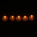 Miniatyrbillede 3 af 4: 100 stk./parti Runde LED-kuglelamper Papir lanterne ballon fest bryllup fødselsdagsfest festival dekorative lys Multipul farvevalg(4)