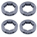 Miniatyrbillede 1 af 5: 3/8\" 7T fælgskive 22mm til Husqvarna 362 365 371 372 STIHL 046 064 066 MS361 MS362 MS440 MS441 MS460 MS660 Motorsav（4stk）