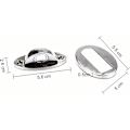Miniatyrbilde 2 av 5: Magnetisk dørstopper i rustfritt stål, gul, 5 stk.