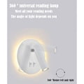 Miniatyrbillede 2 af 5: LED væglampe, sengebordslæselampe, LED væglæselamper, justerbar spotlight (3W + 6W 3000K varm hvid) hvid (Rund form)