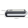 Miniatyrbilde 3 av 5: Portåpner Fjernkontroll, 2-pakning 433.92 MHz Garasje Fjernkontroll, Universell Portåpner Beeper for 114253 104257 104251, Kompatibel med A-vid-sen, Ex-tel, T-
