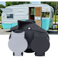Miniatyrbillede 4 af 5: 13-polet til dobbelt 7-polet trækadapter konverteringsstik 12V 12N 12S til campingvogn trailer køleskab apparat