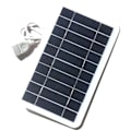 Miniatyrbillede 1 af 5: Solcellepanel USB-oplader 2W 5V 400MA til udendørs nød-MP3 PAD-batteriopladning bærbar powerbank