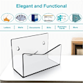 Miniatyrbillede 5 af 5: Mail Organizer Holder Bordplade Mail Sorter Akryl Mail Holder til Kontor Skole Væghængt Kuvert Holder