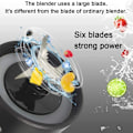 Miniatyrbillede 3 af 5: Bærbar Blender, Personlig Størrelse til Smoothies og Shakes Juice 16 Oz USB Genopladelig Blender Sort