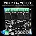 Miniatyrbillede 2 af 5: 4CH Tuya WiFi Switch Modul Relæ Smart Life APP Fjernbetjening Timer til Hjemmet