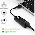 Pikkukuva 2 / 5: USB Ethernet 3.0 - RJ45-sovitin, mahdollistaa 1000 Mbps LAN-verkkoyhteyden, yhteensopiva Windows 10/8.1/8/7/Vista/XP, Mac OS 10.6 ja uudempi, Lin