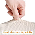 Miniatyrbild 4 av 5: 6 st Stretch Jacquard Stolskyddsöverdrag, Avtagbara Tvättsäkra Dammsäkra Matstolsöverdrag -