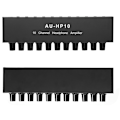 Pikkukuva 5 / 5: AU-HP10 10-kanavainen stereokuulokevahvistin äänen esivahvistin 1 sisääntulo 10 ulostuloa riippumaton ohjaus NJM4556A DC12-24V