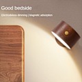 Miniatyrbilde 2 av 5: Oppladbar LED-vegglampe vegglampe med USB-port 360 rotasjon magnetisk ball lys Sapele tre