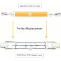 Miniatyrbild 5 av 5: 5W R7S 78MM J78 COB Filament LED-lampa, 500 lumen 360 grader, halogenlampa 30W 48W 50W motsvarande, perfekt för hem, kök, rum, balkong, kontor,