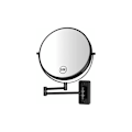 Miniatyrbillede 1 af 4: 8 Tommer Oplyst Væghængt Forstørrings Spejl x10, LED Makeup Spejle med 0,5t Automatisk Frakoblingsfunktion, Drevet af 4 AAA Batterier (Ikke Inkluderet
