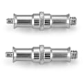 Miniatyrbillede 2 af 4: 2 stk. Standard 1/4 til 3/8 tommer Metal Han Adapter Konverter Gevindskrue Stud til Studio Lampholder, Hot Shoe Adapter / Cold Shoe, Kuglehoved