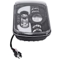Miniatyrbilde 4 av 5: Led-frontlykter 300W 5X7 Led forseglet strålelykt med fjernlys og nærlys Led-frontlykt for Wrangler Yj Xj