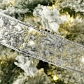 Miniatyrbild 3 av 5: 2M LED Julgran Ljus - Batteridrivna Spetsbåge Fairy Lights - Färgglada Juldekoration - Silverband (Färg)