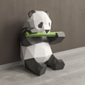 Miniatyrbild 2 av 5: 3D-typ Panda djur pappersmodell leksak heminredning DIY pappershantverk modell fest väggdekoration A