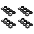 Miniatyrbillede 1 af 4: 16X Bilgulvmåtte Fastgørelsesgreb Klemmer Nice Black til 6680520