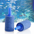 Miniatyrbillede 5 af 5: 5 stk. luftsten, akvarieluftsten cylinder boblediffuser luftsten til luftpumpe akvarium hydroponics-blå-