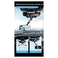 Miniatyrbilde 2 av 5: Universal bilens bakspeil telefonholder 360 graders rotasjon biltelefonfeste dashbordkamera GPS smarttelefonholder